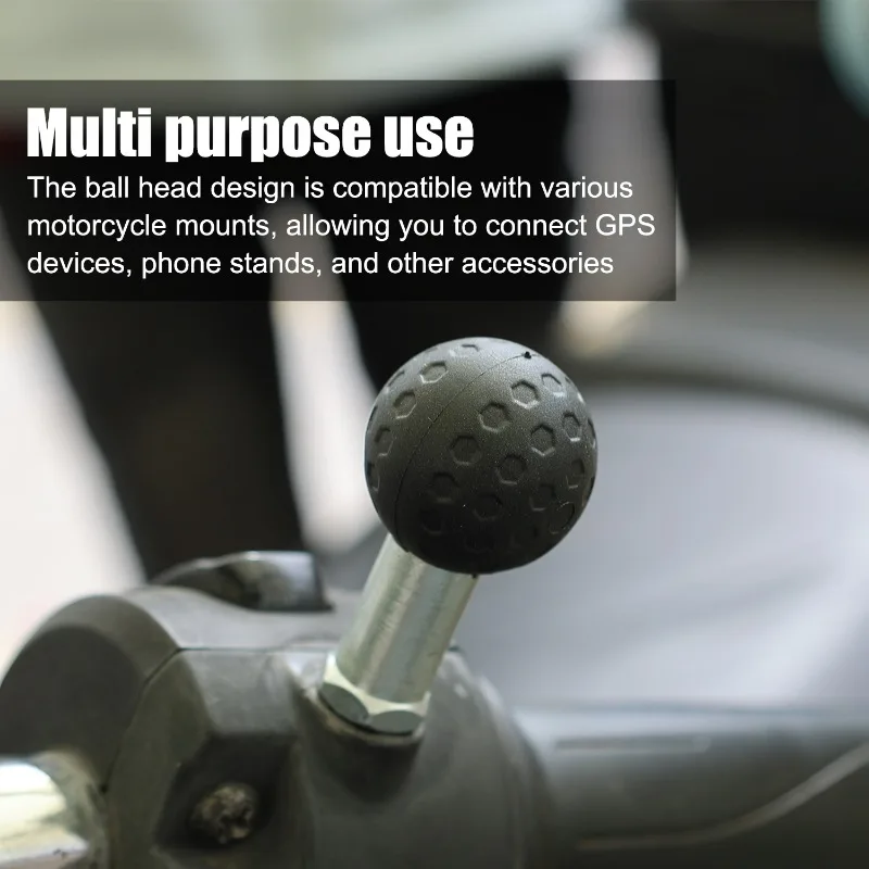 Ball Head Adapter for Mount Motorcycle Handlebar Clip Rearview Mirror Bracket for GoPro 10 Sports Cameras Accessories
