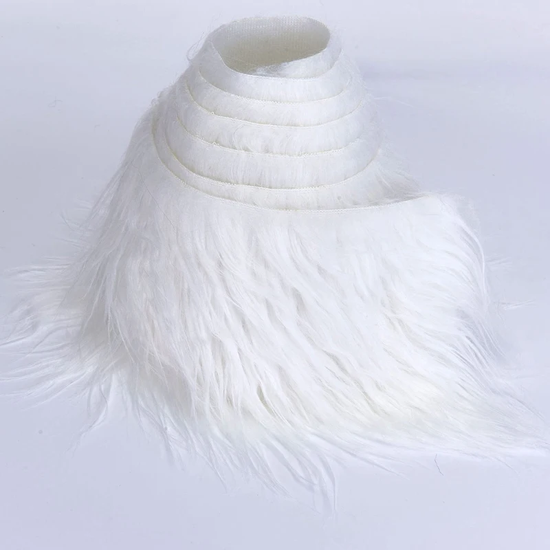 1.5M Faux Fur Ribbon Tape DIY Apparel Sewing Fluffy Trim Trimming Fabric Sewing Costume Shoes Decoration Plush Fur Stripe fur fabric