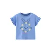 Jumping Meters 2-7T New Arrival Summer Girls T Shirts Short Sleeve Hot Selling Kids Tees Tops Baby Costume Baby Shirts 1