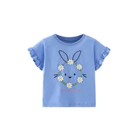 Jumping Meters 2-7T New Arrival Summer Girls T Shirts Short Sleeve Hot Selling Kids Tees Tops Baby Costume Baby Shirts 1