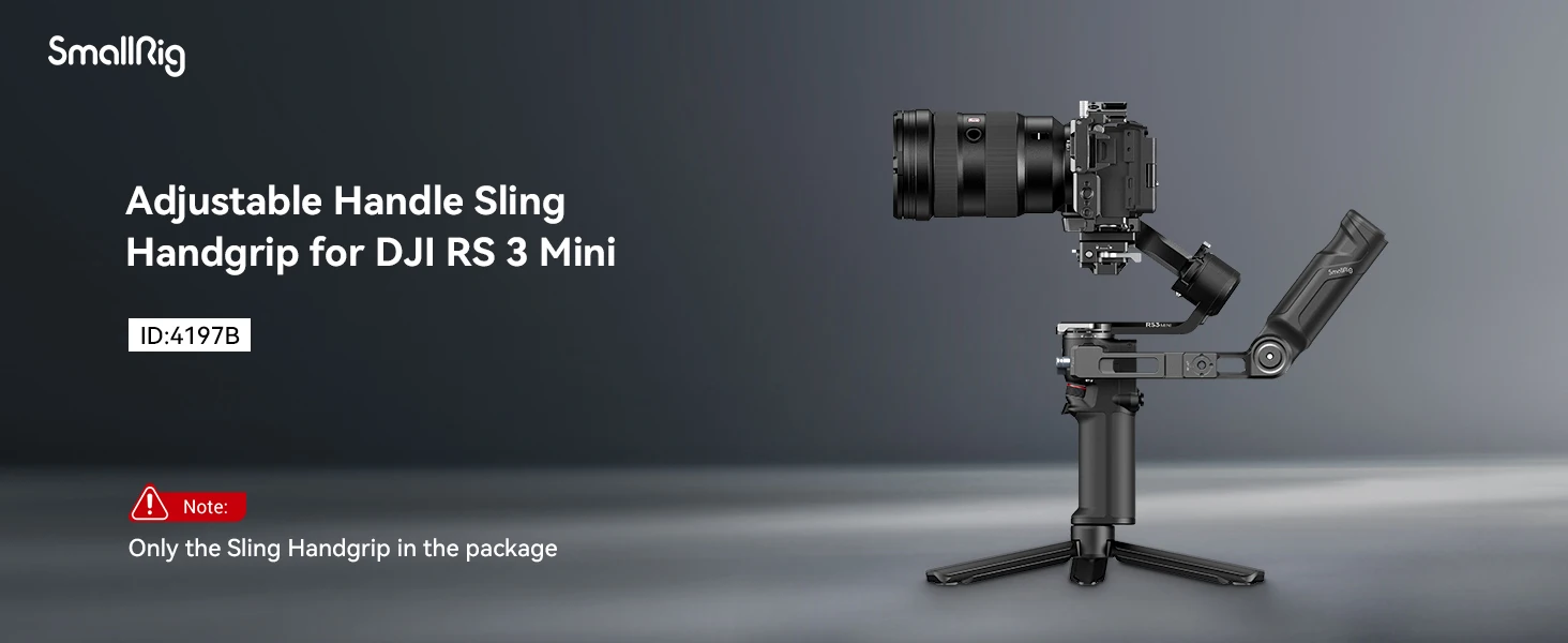 RS3 Mini Adjustable Handle Sling Handgrip for DJI RS 3/Mini RS 4 Mini Gimbal Han