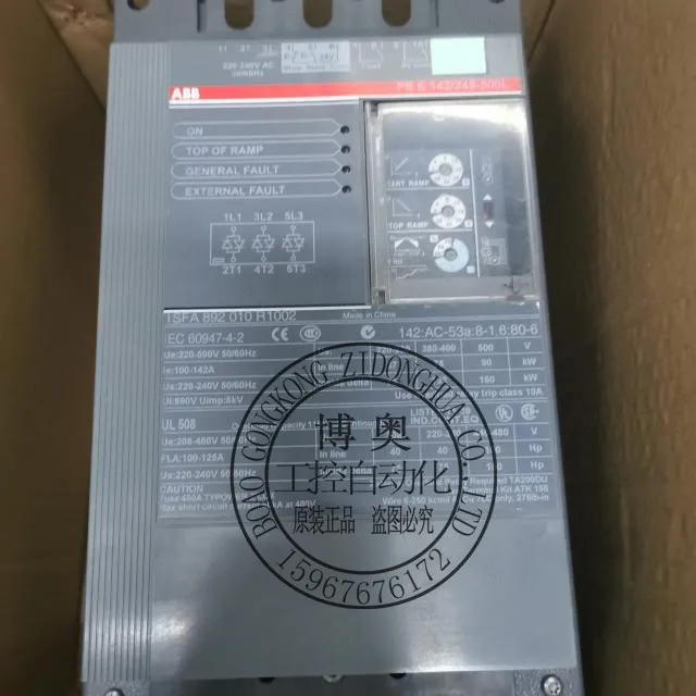 

ABB мягкий стартер PSS142/245-500L PSS37/64-500L, в наличии, оригинальный запрос, трехфазный 78KW