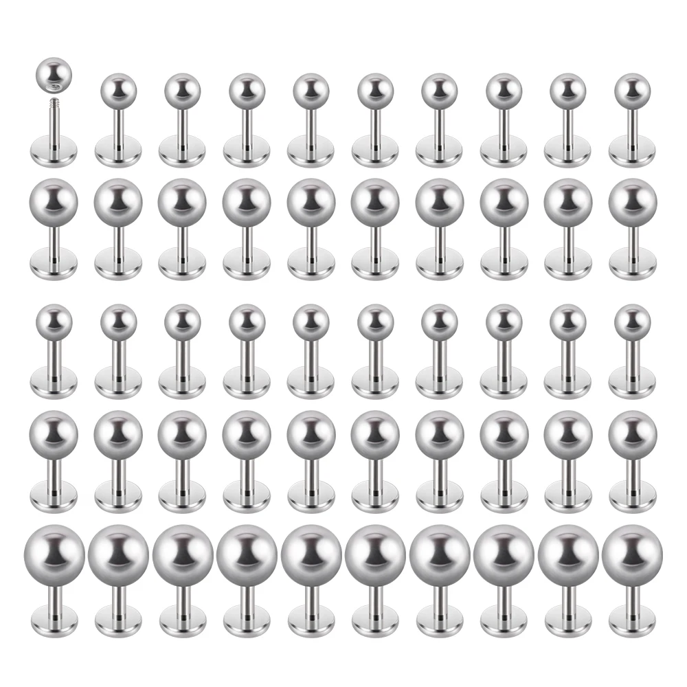 Surgical Steel Earring 4mm Bar Length 10pcs/lot For BTragus Cartilage Daith Helix Stud Piercing Lip Studs Body Jewelry piercing jewelry body piercing jewelry body jewelry ear piercing jewelry body piercing earrings metal jewelry