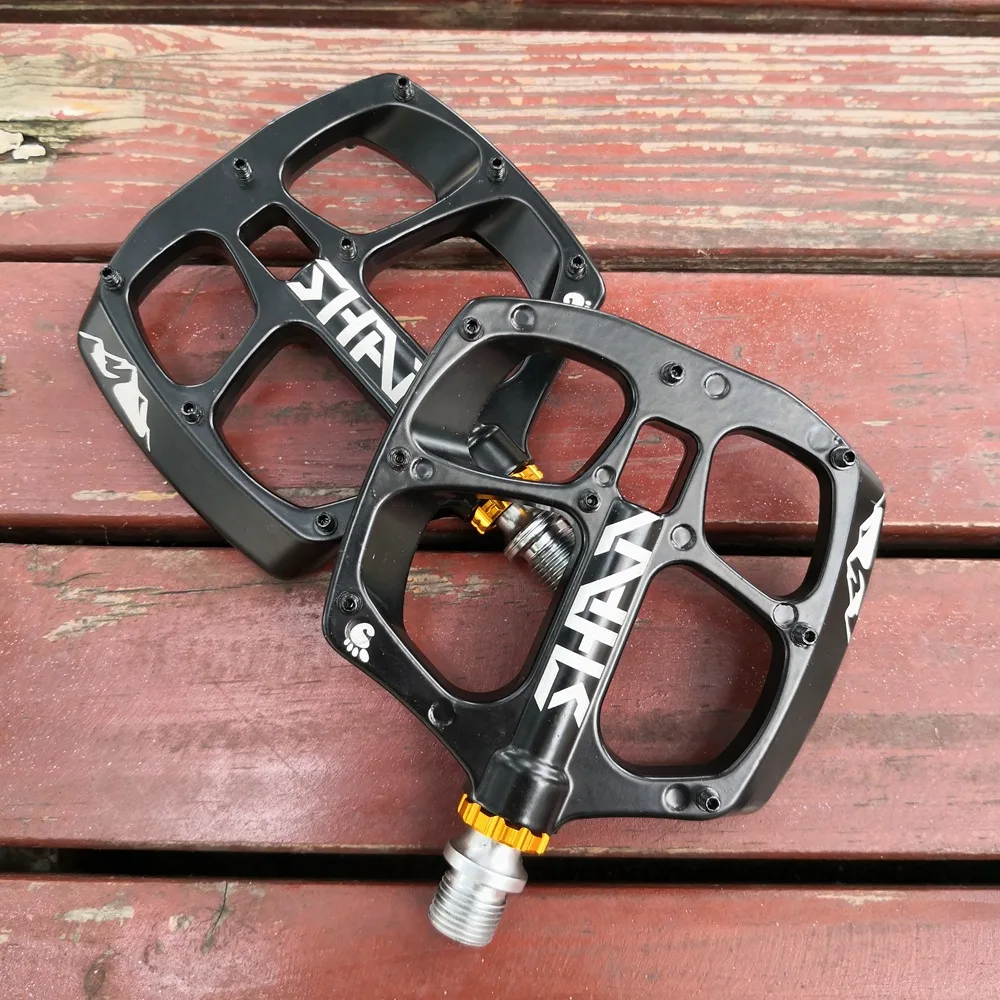 

2022New 084 велосипедная педаль из алюминиевого сплава, 3 подшипника, педаль для горного велосипеда, плоская пластина, утолщенная педаль