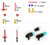 Hot MOC Space Wars Light Saber Weapon Sword Lightsabered Parts Accessories Building Blocks Toys for Children Kids Gifts 3