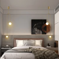 Nordic bedroom bedside restaurant pendant lamp bar simple living room 4