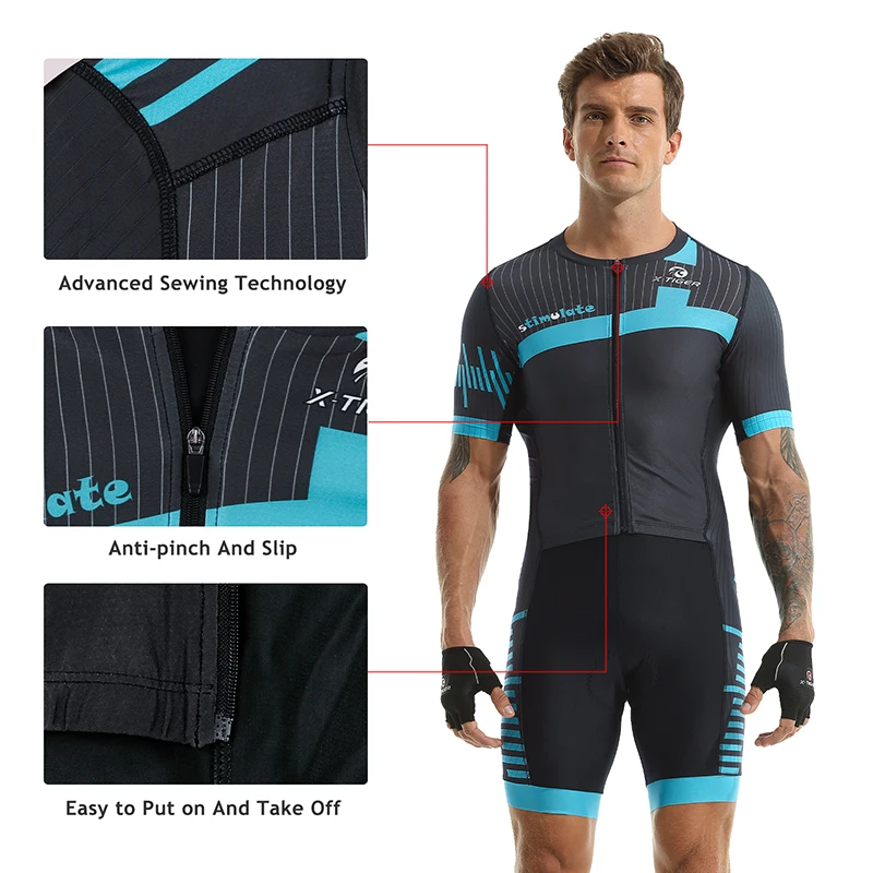 X-TIGER トライアスロンウェアセット Lサイズ