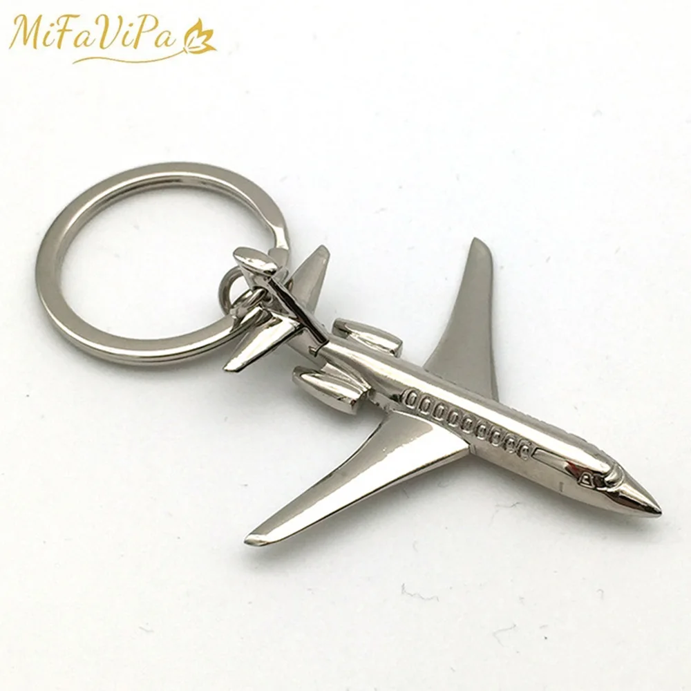 1 PC MiFaViPa Airplane Keychains American Airline Plane Pendant Travel
