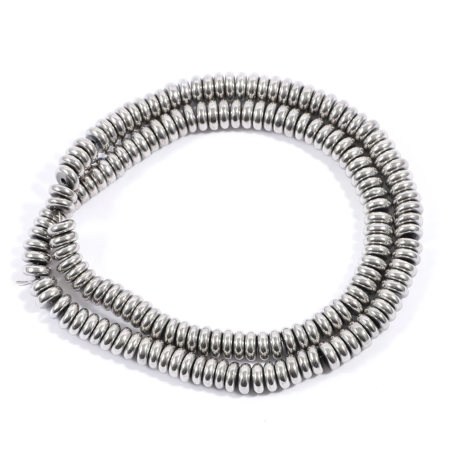 AAA+ Rhodium Hämatit Perle Natürliche Unregelmäßige Geometrische Säule Herz Stein Perlen Für Schmuck Machen Armbänder Halskette 15" zoll – Detail 13
