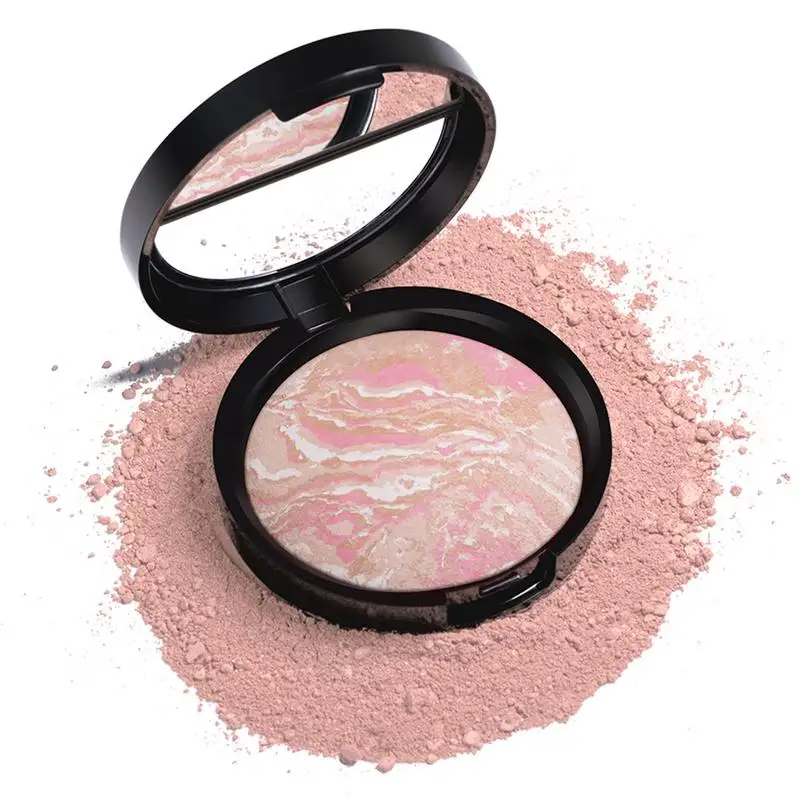 Baked Powder Makeup Pressed Powder Makeup Palette Natural Colors Face Loose Setting Finish Cosmetics Loose Powder Makeup Cosmetics