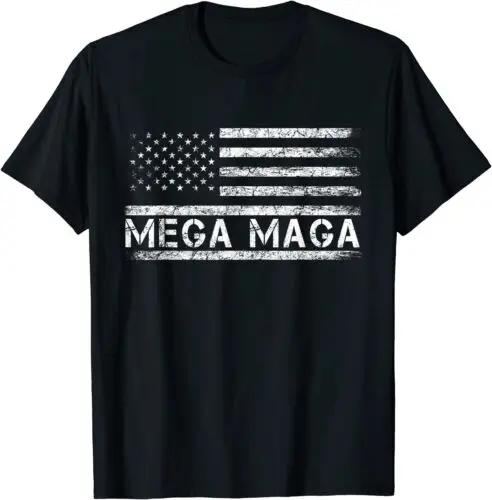 

Футболка Mega Maga Proud MEGA-MAGA Anti Biden US Flag Pro унисекс
