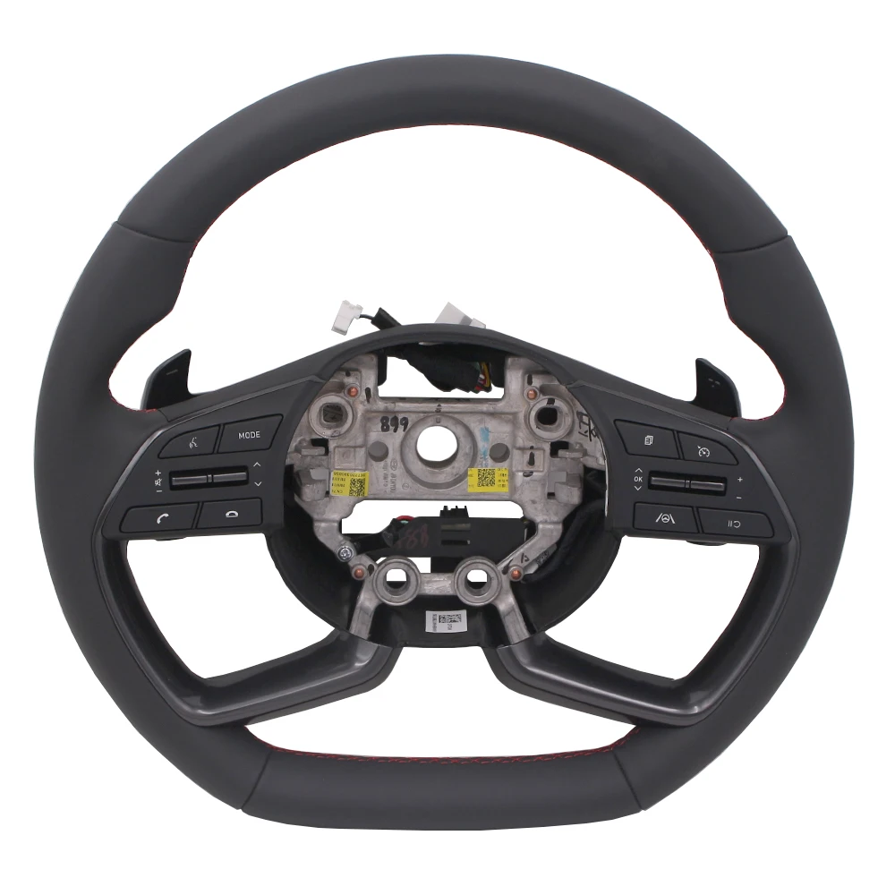 ForHYUNDAIElantraCN7leathersteeringwheelassemblycruisecontrol