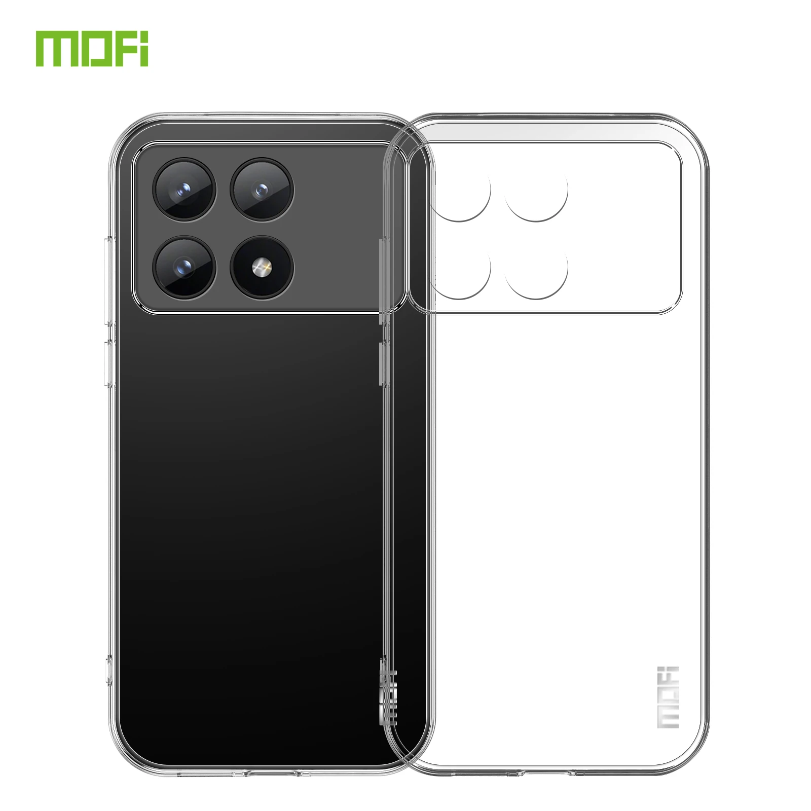 Per Xiaomi Redmi K70 Pro Case Mofi Ultra Sottile Morbido Tpu Cover Posteriore Trasparente Custodie Per Telefono Per Redmi K70 Pro