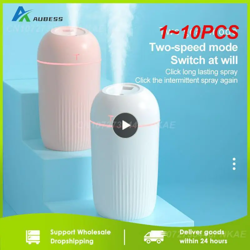 

1~10PCS Large Capacity Humidifier Household Bedroom Oil Air Aromatherapy 420ML Purification Sprayer Water Replenishing