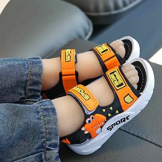 New Arrival Kids' Slippers 2025 Summer  - Cartoon Baby Sandals for Boys Soft-Sole Anti-Slip Indoor Sandals for Girls