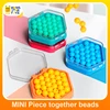 Mini Pocket Montessori Puzzle Toys Beads Game IQ Board Game Children's Spatial Logical Thinking Training Kid Education Toys 1
