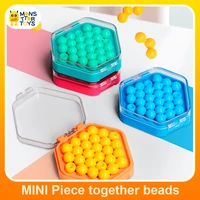 Mini Pocket Montessori Puzzle Toys Beads Game IQ Board Game Children's Spatial Logical Thinking Training Kid Education Toys 1