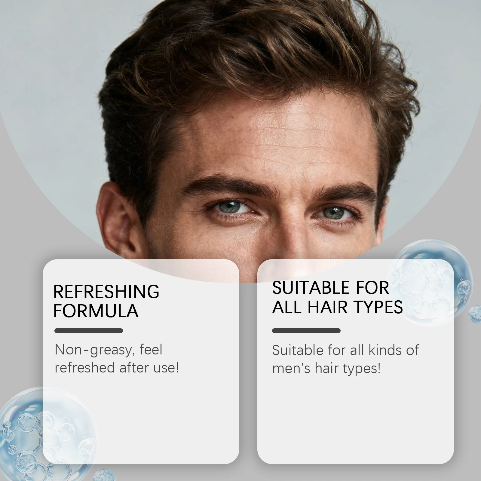 Men Hair Volumizing Powder Instant Volume Boost Dry Shampoo For Oily Hair Scalp Care Oil Absorbing Mattifying No Residue view 4