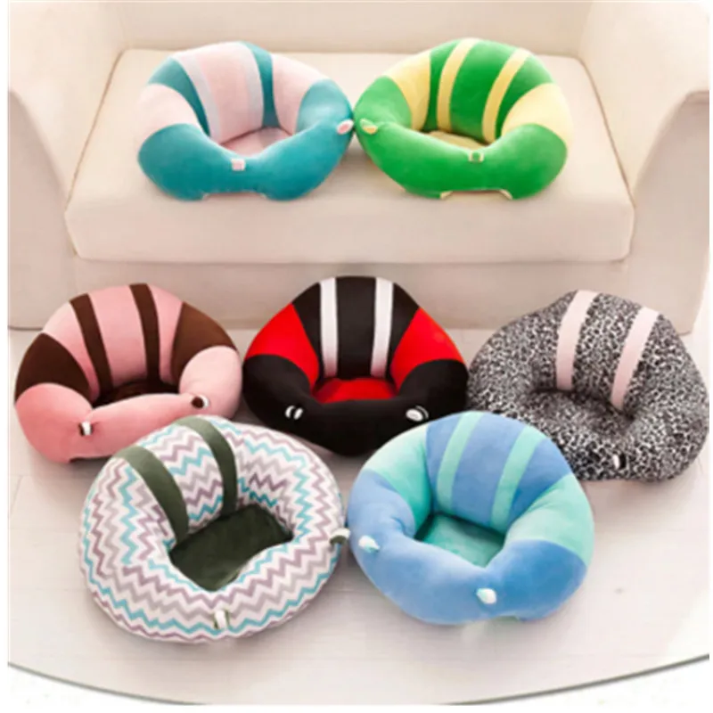 

Infantil Baby Sofa Seat Plush Support Toy Chair Learning To Travel Car Comfortable Sit Cotton Feeding Cushion for 0-2 Infant Gif