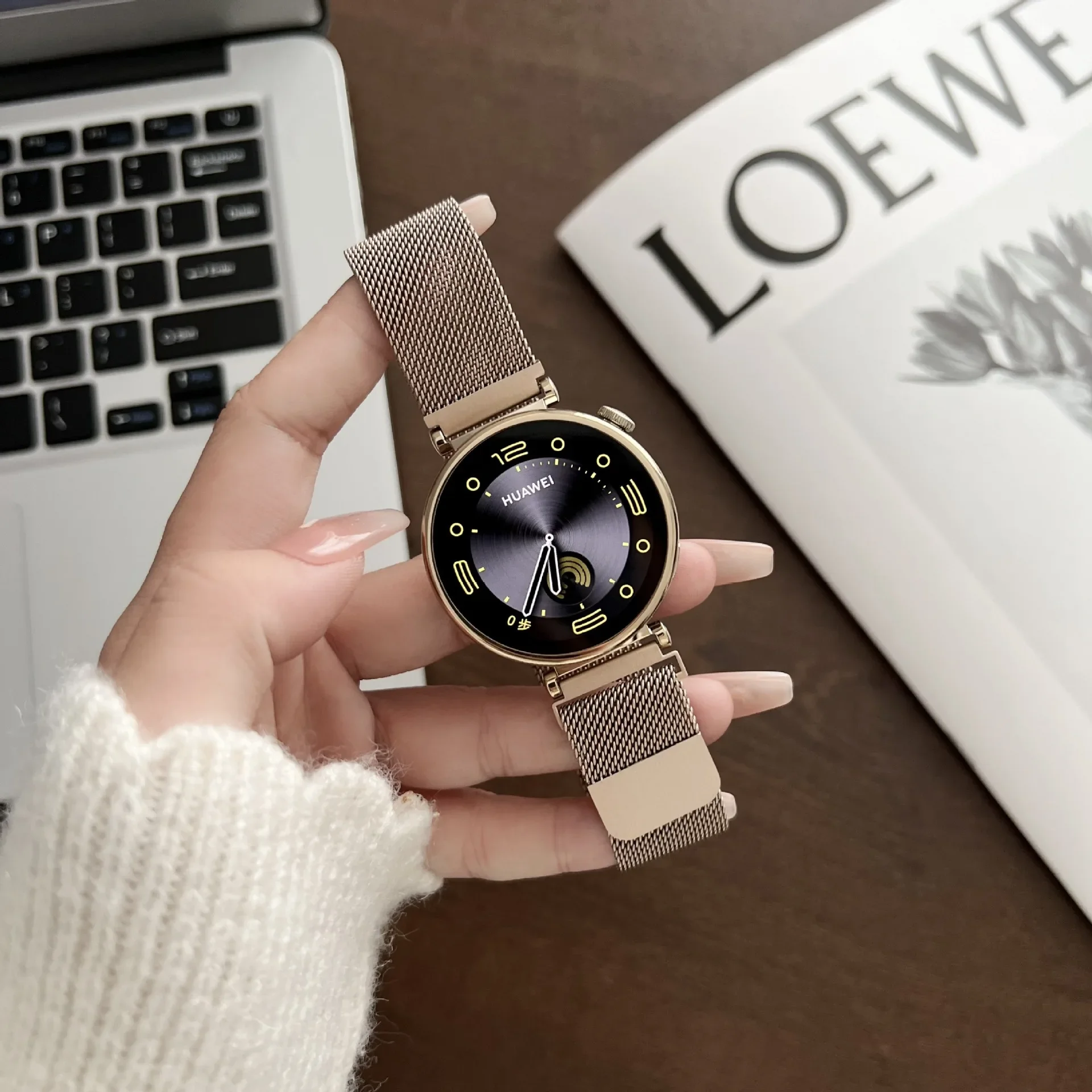 Magnetic Milanese Metal Strap - Elegant Replaceable Wristband