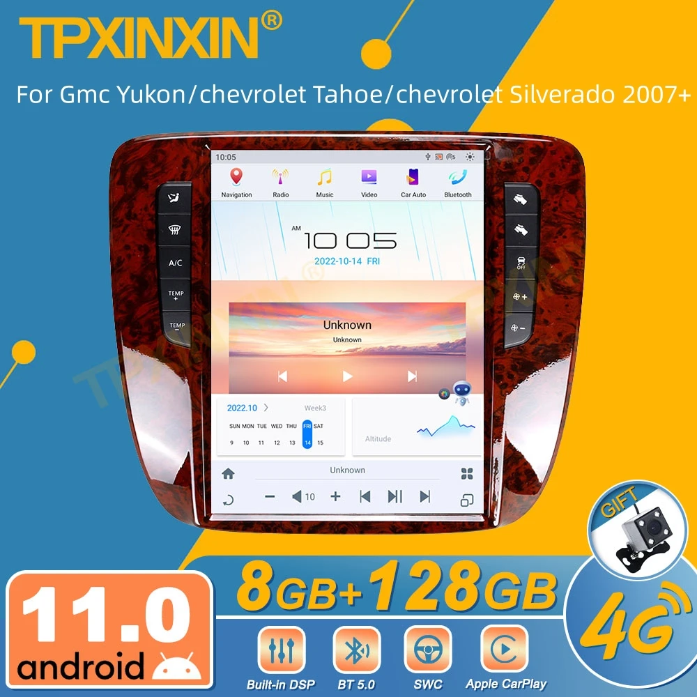 

For Gmc Yukon/chevrolet Tahoe/chevrolet Silverado 2007+ Android Car Radio 2Din Stereo Receiver Autoradio Multimedia Player GPS