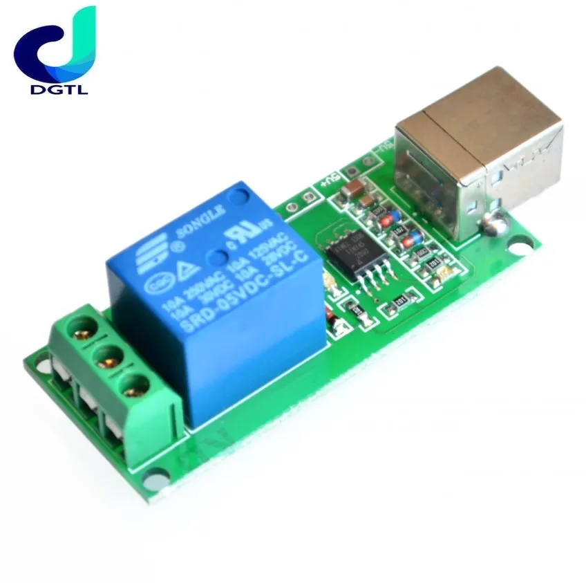 

5V USB Relay 1 Channel Programmable Computer Control For Smart Home
