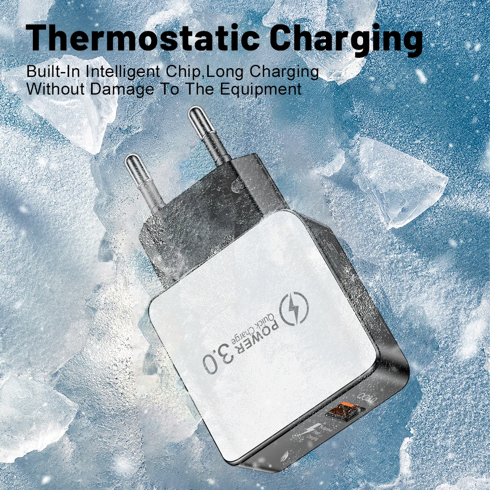 Quick Charge 3.0 4.0 USB Charger Universal 5V 3A Fast Charging Adapter For Samsung S10 Xiaomi Huawei Tablet Mobile Phone Charger