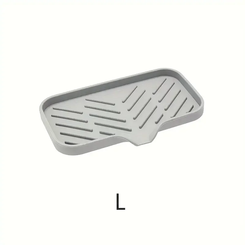 Kitchen Faucet Splash Pad Silicone Sink Faucet Splash Guard Mat Sponge Drain Rack Countertop Soap Tray For Bath Kitchen Gadgets