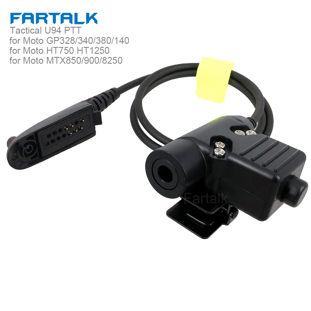 Тактическая PTT для Motorola GP328 PRO5150 GP338 PG380 GP680 HT750 GP340 рация гарнитура наушники