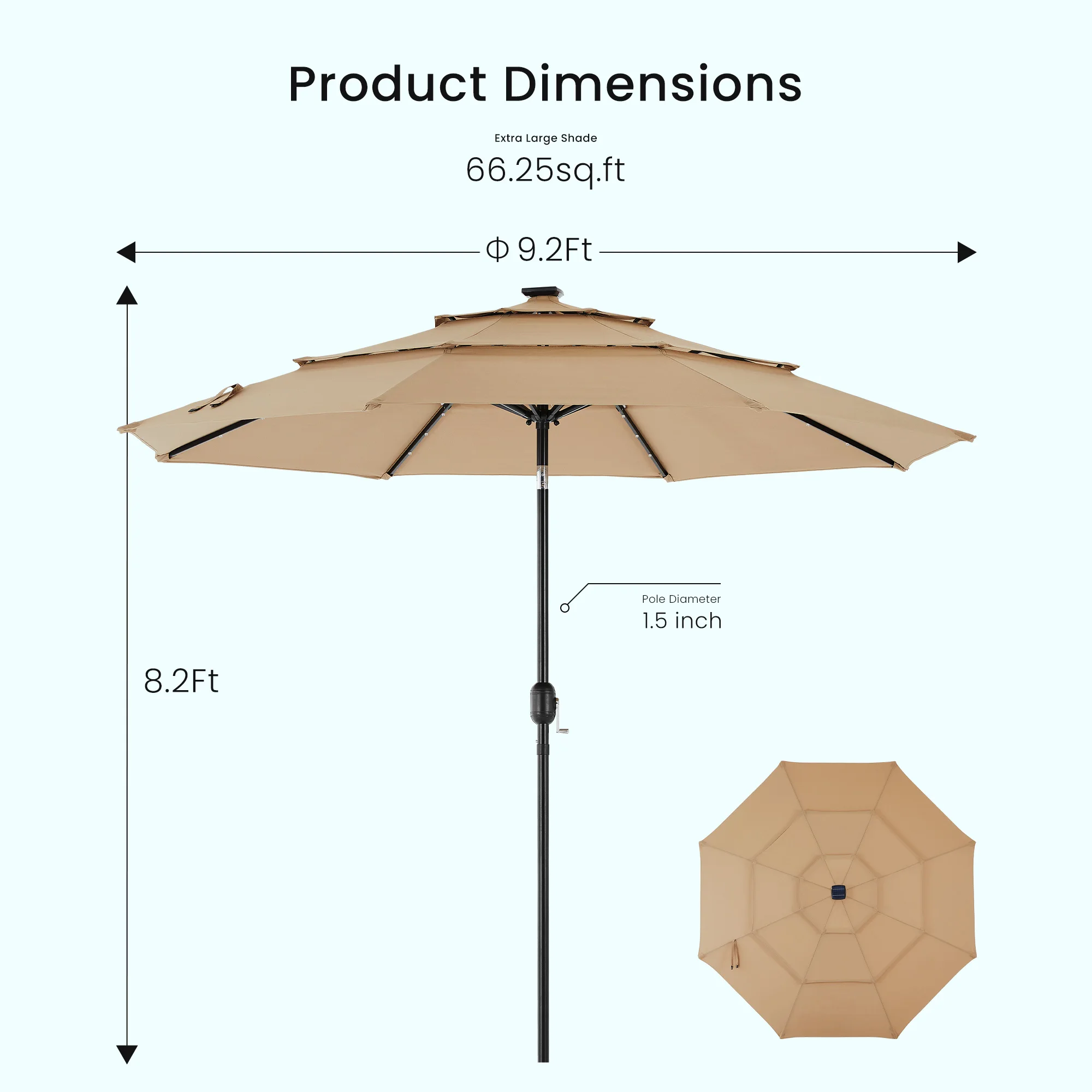 parasol dagsbrug