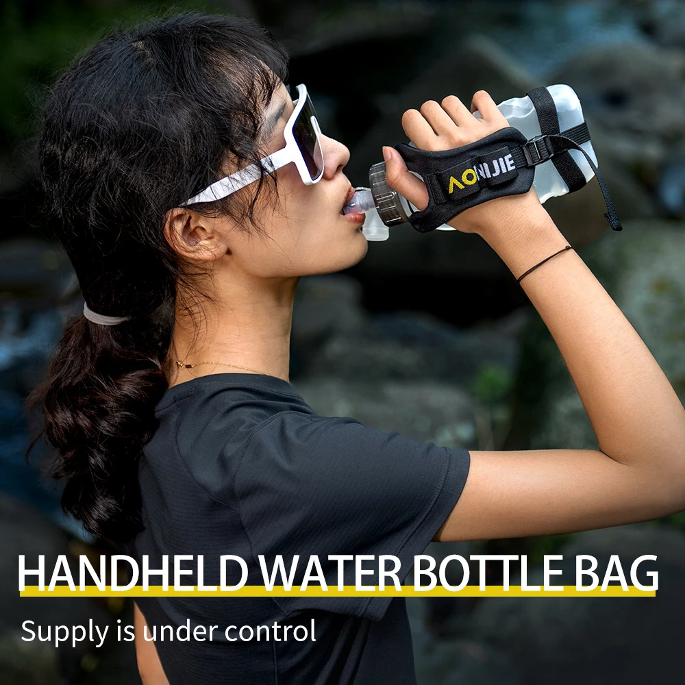 AONIJIE A7110 Handheld Sports Water Bottle Bag Outdoor Running Special Water Supply Bag Suitable for Mountaineering and Hiking