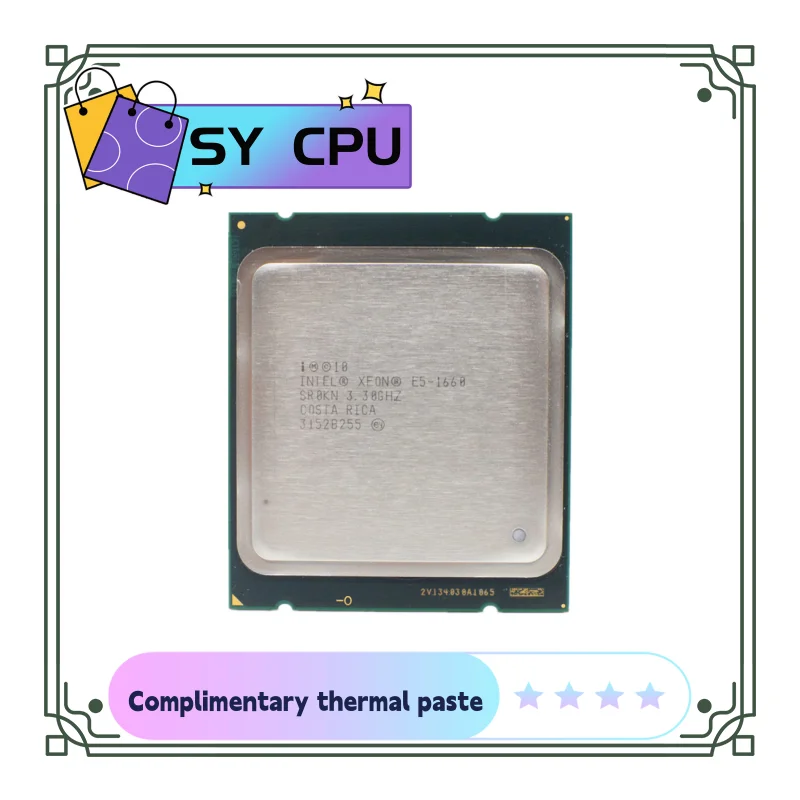 

Процессор Xeon E5 1660 SR0KN 3,3 ГГц 6-ядерный 15 Мб кэш-памяти Разъем 2011 процессор мощнее чем E5 1650 Бесплатная доставка