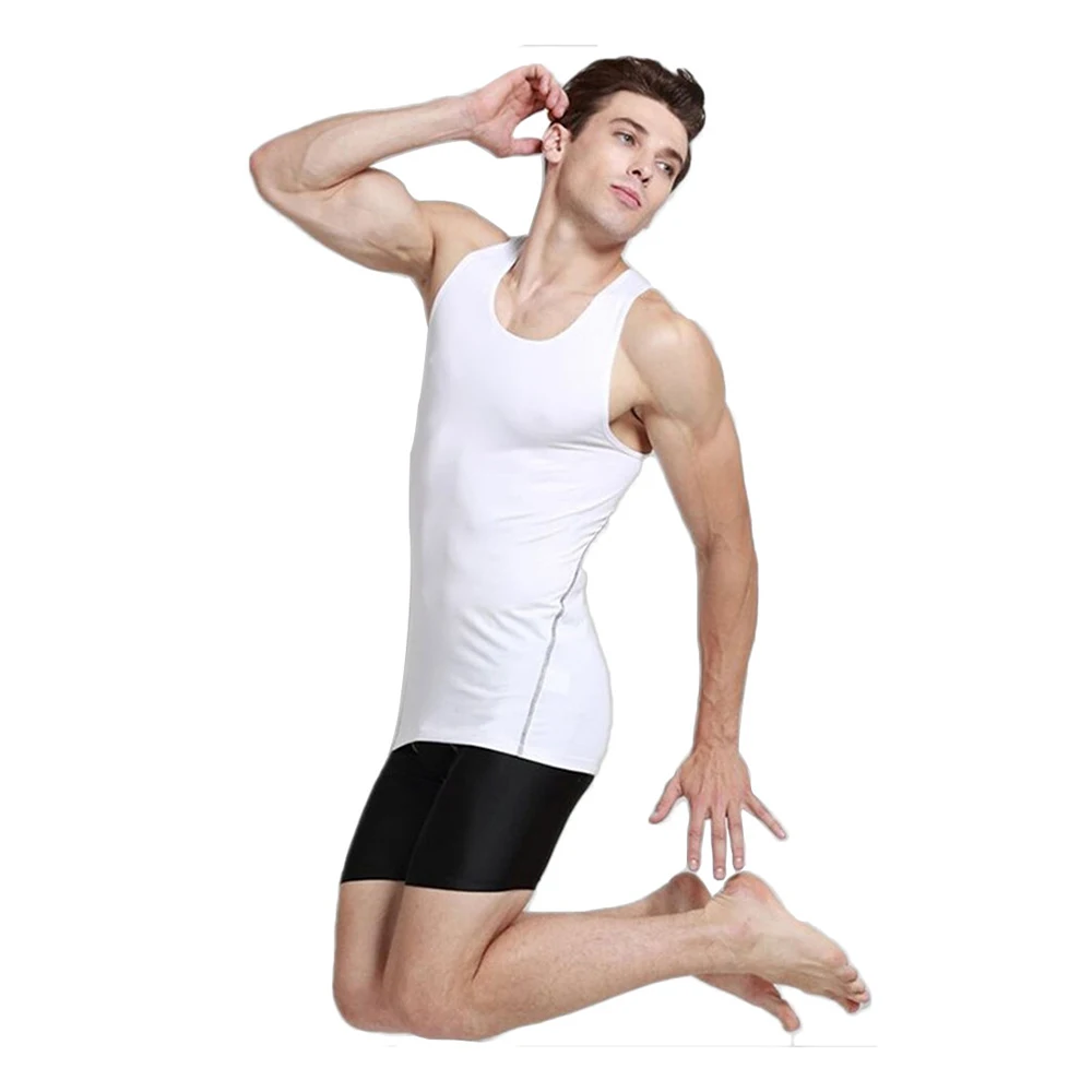 3 Pack Mens Compression Vest Quick Dry Body Shaper Undershirts for Men Sleeveless Baselayer Running Sports Shirt Tank Tops