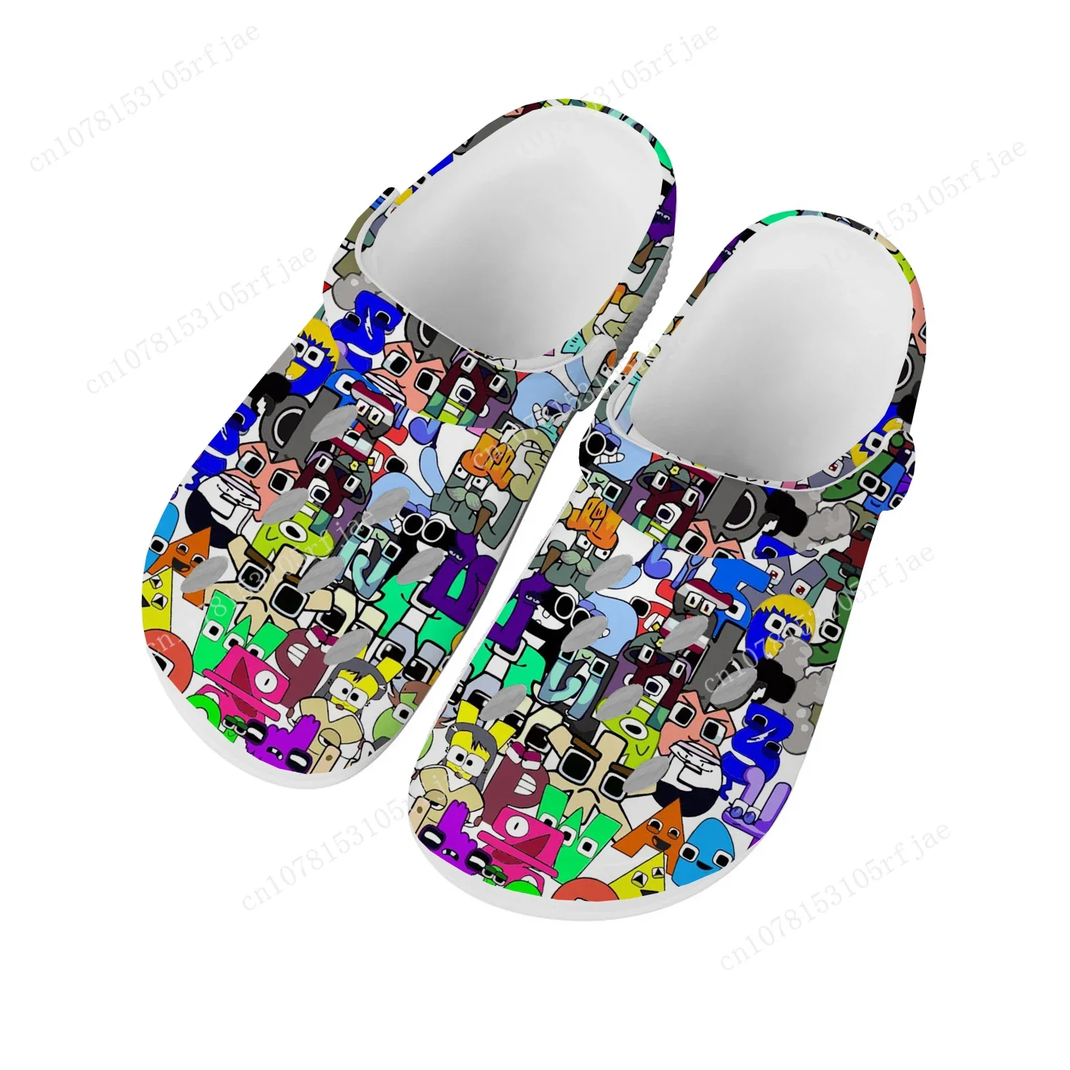 Alphabet Lore Home Clogs Hot Cartoon Game Mens Womens Youth Boys Girls Sandals Shoes Garden Custom Shoes Beach Hole Slippers
