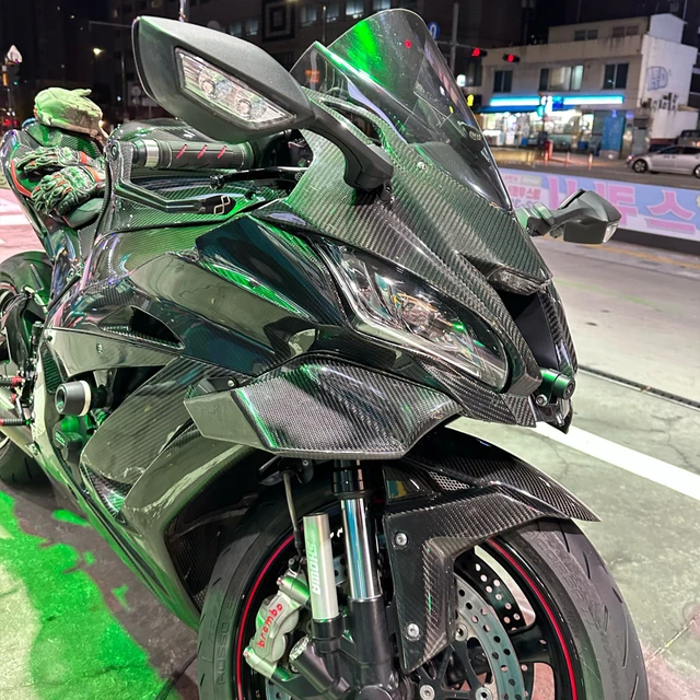 カワサキZx10r ZX-10R-2011 2019用空力モーターサイクルウィングキット