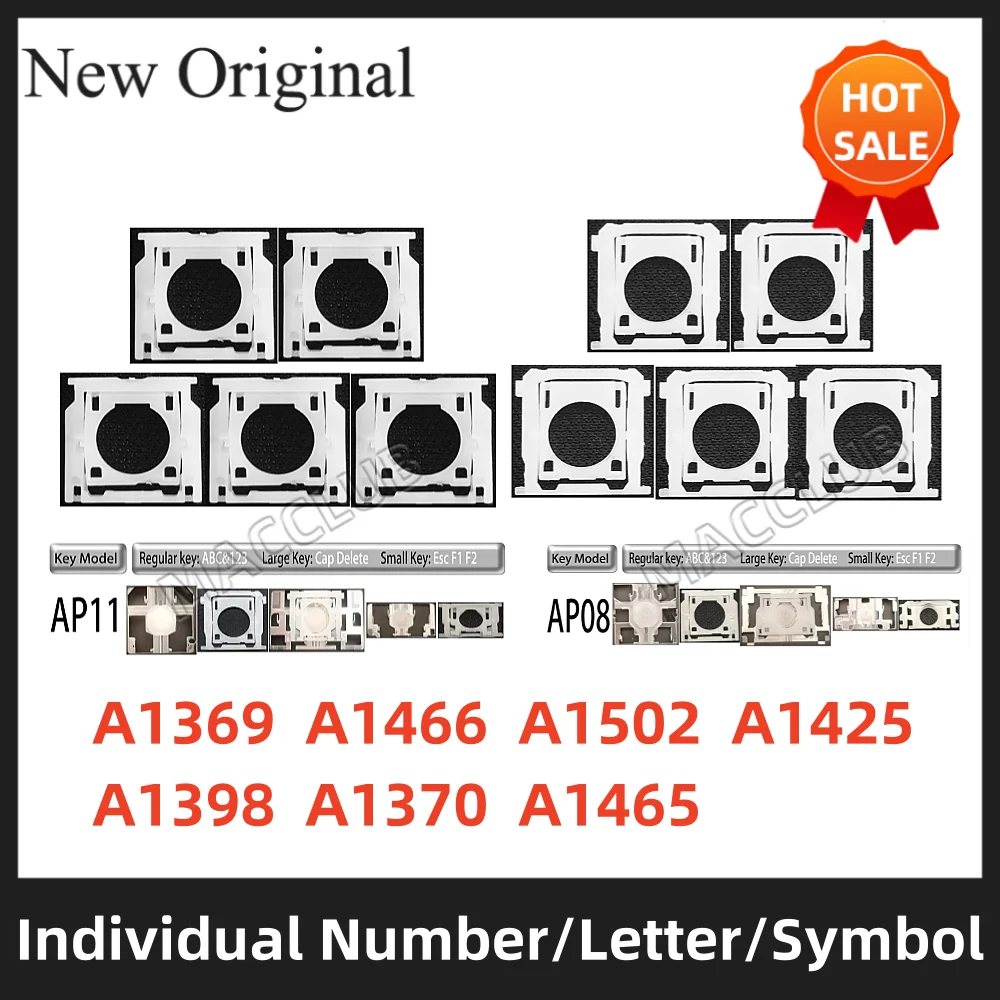 Keycode A146 Individual Number/Letter/Symbol KeyCap hinges for MacBook Pro A1502 ...