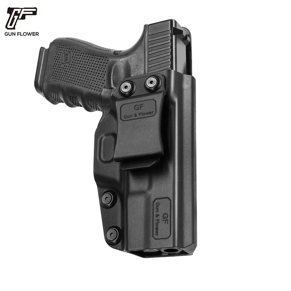 

G19 IWB Holster for Glock 19 19x 23 32 45 (Gen 3-5) G19 23 32 Right Hand Inside the Waistband Polymer Belt Clip Carry Holster