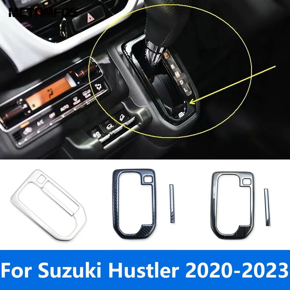 

Автомобильные аксессуары для Suzuki толкатель 2020 2021 2022 2023 внутренняя центральная консоль из углеродного волокна коробка переключения передач крышка отделочная рамка