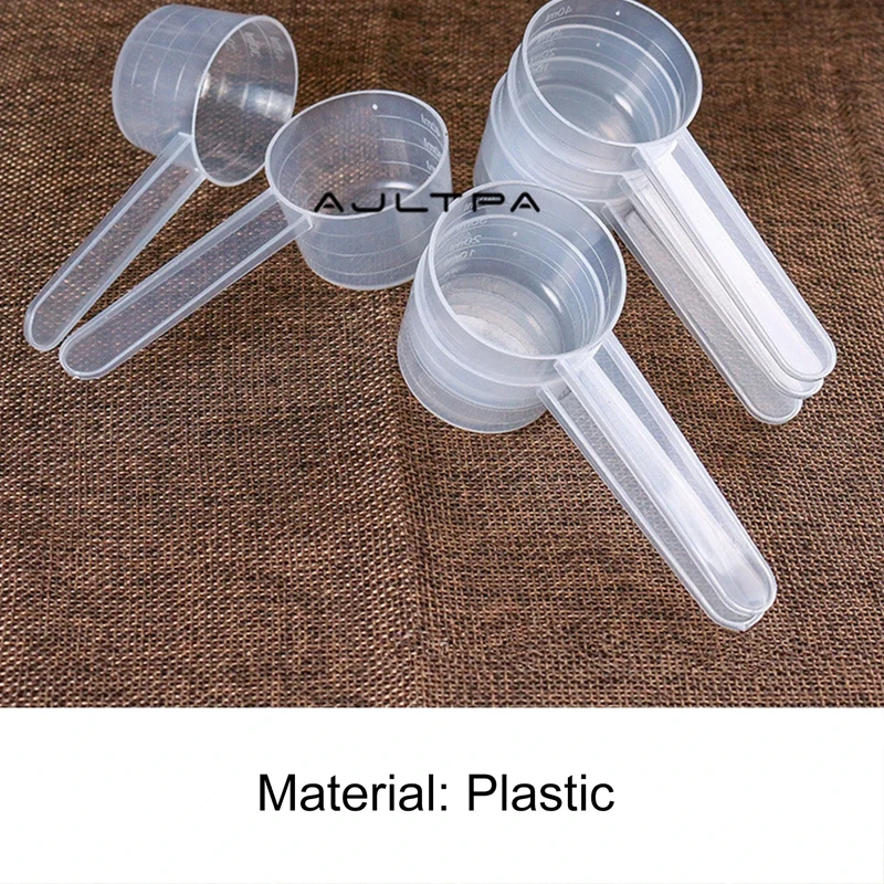 Kitchen Measuring Spoons Measuring Spoon Set Electronic Measuring Spoon 40ml 20g flat bottom graduated transparent plastic measuring spoon individually packaged