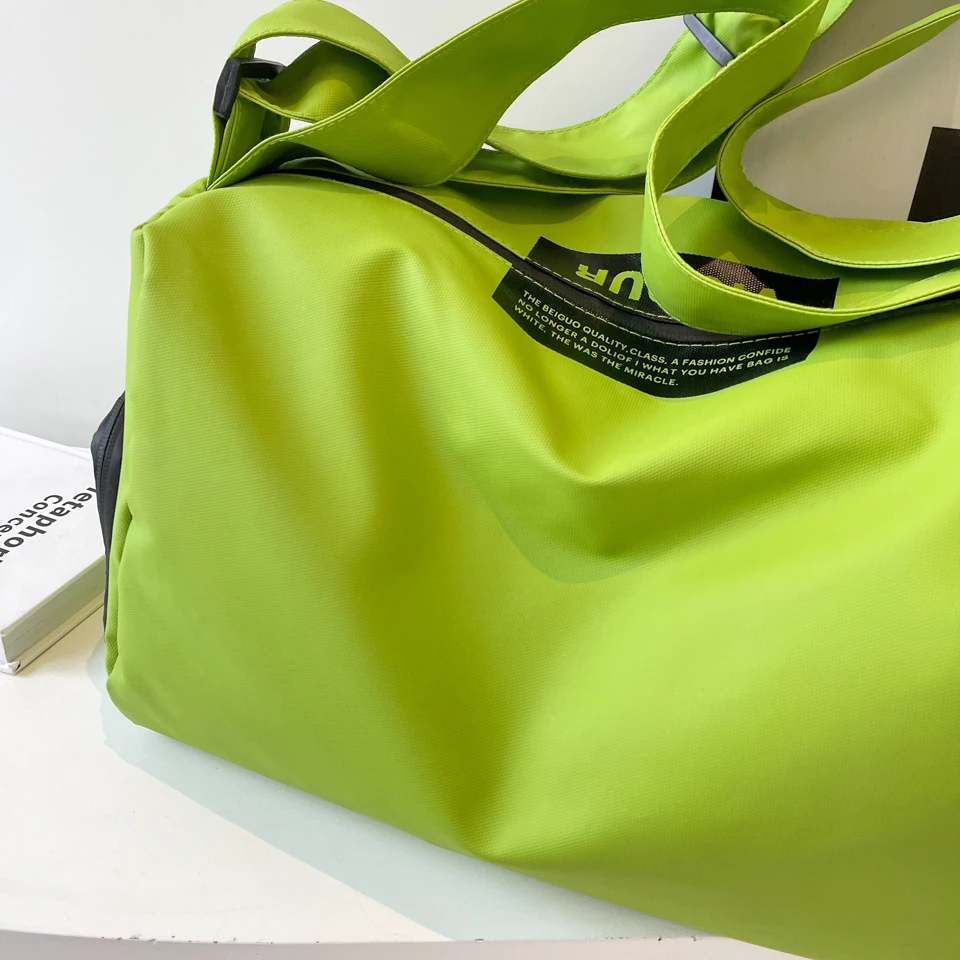 Handbag Travel Bag Solid color fashion canvas Large Capacity Men Women Leisure Sports Gym versatile Weekend Duffel Bag