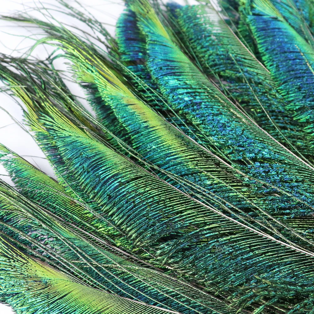 Craft feathers natural peacock sword feathers 30-35cm for DIY crafts decor carnival creation party wedding home jewelry plumes bulk