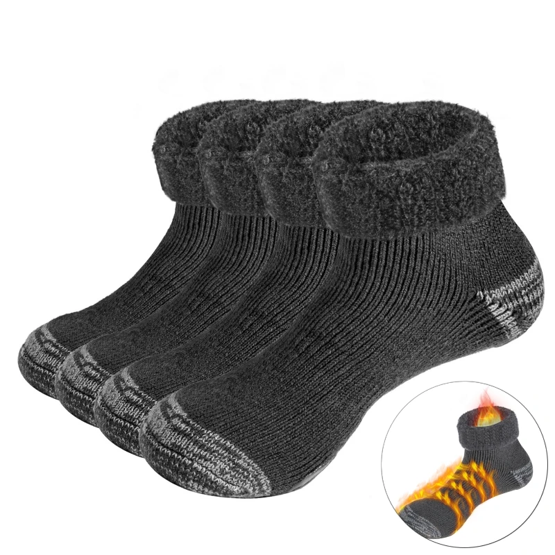 

Thermal Mens Slipper Socks Winter Warm Thickened Indoor Home Sleeping Soft Slippers Non Slip Grip Fuzzy Floor Sock Fluffy Male