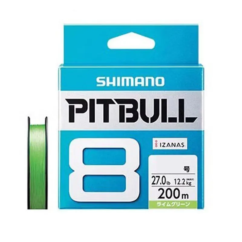 SHIMANO - pichana SHIMANO Original Fishing Line PITBULL X4 X8 150M 200M Green