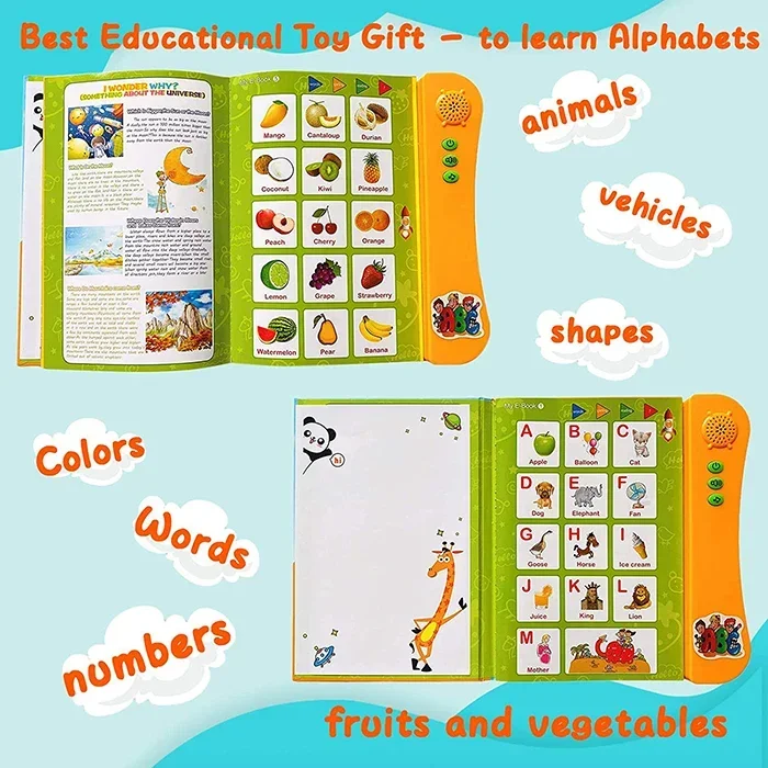 Interaktives Lernbuch Mit Stift Für Kinder Englisch_voghion.com