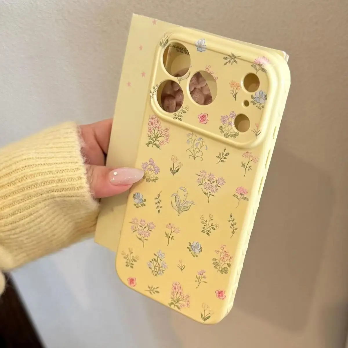 Summer Fragrant Flowers Yellow Shockproof Phone Case with Soft Bumper Cover