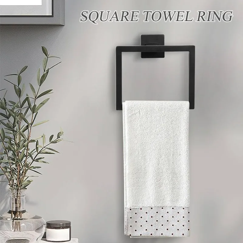Bathroom Hardware Set Towel Bar Set Bath Towel Holder for Bathroom Stainless Steel Accessories Wall Mounted