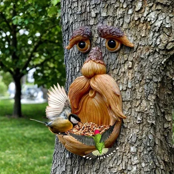 Tree Face Bird Feeder 1