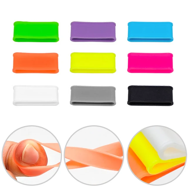 9pcs Pickleball Paddle Racket Grip Bands Tennis Racquet Secures Anti-slip Silicone Overgrip Ring Comfort Grip Strap 4