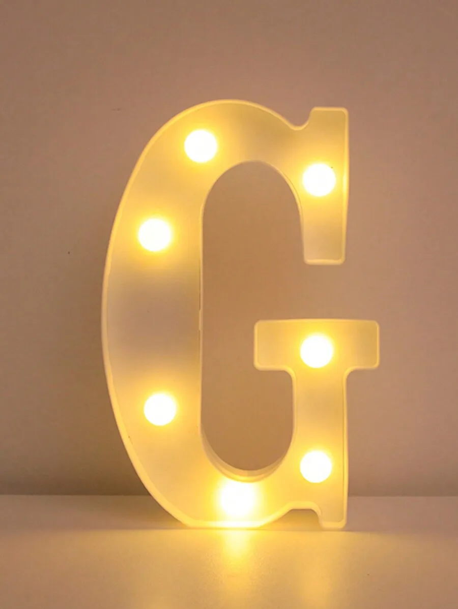ตัวเลือกสินค้า ตัวอักษร LED ตกแต่งบ้าน 21.8 ซม.