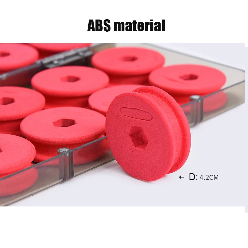 thumbnail image 2 of 24pcs EVA Fishing Line Storage Spools Winding Board Tool 2 of 14